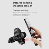 Cross Border Car Wireless Charging Mobile Phone Bracket Fast Charging Infrared Sensor Bracket Base Can Be Customized Charge Hub X